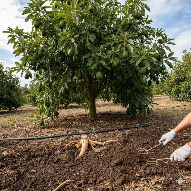 Cara Mencegah Buah Alpukat Busuk di Pohon (Foto: Gemini AI)