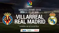 La Liga Villarreal Vs Real Madrid (Bola.com/Adreanus Titus)