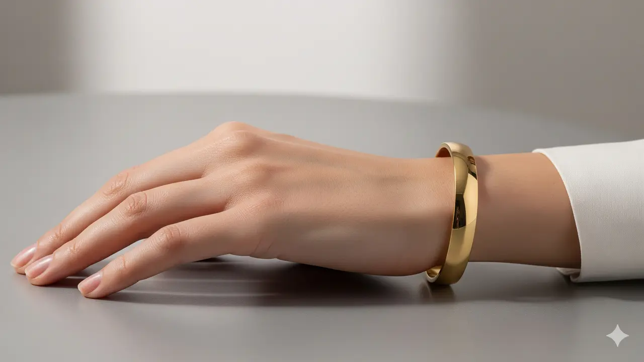 Gelang Emas 20 Gram 24 Karat Model Bangle/AI