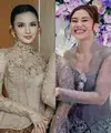 Lihat di sini beberapa potret adu gaya berkebaya antara Aaliyah Massaid dan Mahalini Raharja saat jadi bridesmaid di pernikahan satu sama lain.