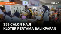 359 Calon Haji Kloter Pertama Masuk Embarkasi Balikpapan