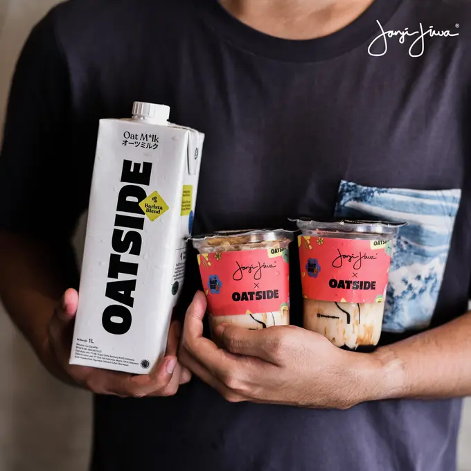 Alternatif Kopi Susu yang Aman di Lambung Kolaborasi Janji Jiwa x OATSIDE