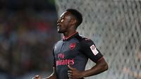 Danny Welbeck gagal mengeksekusi penalti saat Arsenal berhadapan dengan Sydney FC, Kamis (13/7/2017).