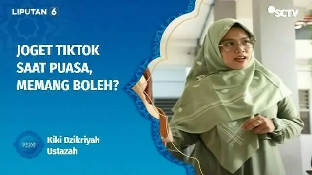 Ada pertanyaan, boleh nggak ya tetap bikin konten joget Tiktok saat Ramadan, kita cari tahu dengan bertanya langsung ke ustazah Kiki dalam Ustaz Menjawab.