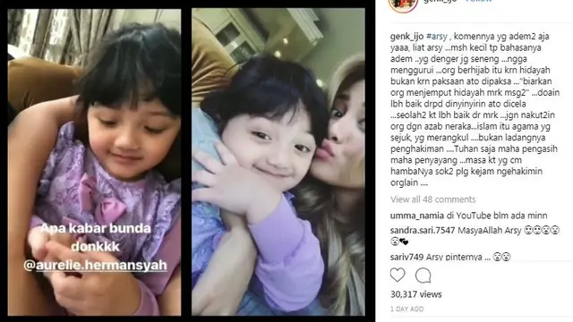 Ashanty, Aurel dan Arsy