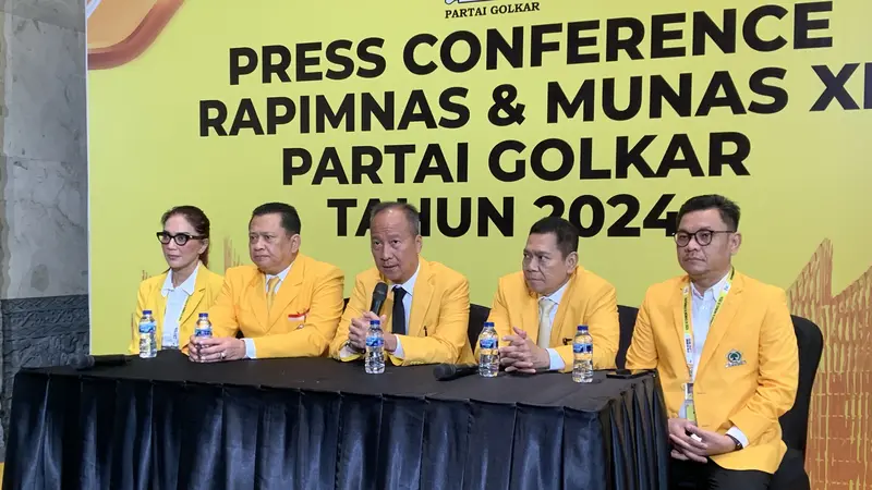 Plt Ketua Umum Agus Gumiwang Kartasasmita (AGK) menyatakan pemilihan Calon Ketua Umum Partai Golkar sudah selesai dan dipastikan Bahlil Lahadalia akan menjadi Ketua Umum definitif.