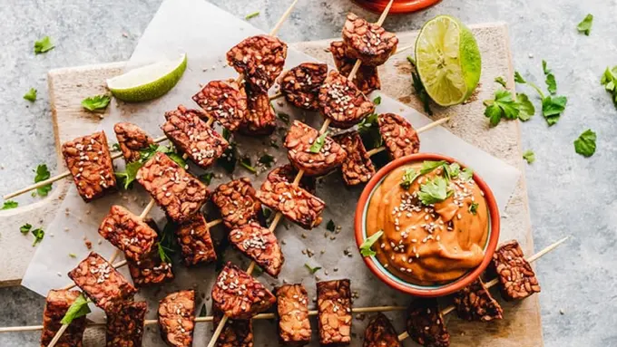 ilustrasi tempe goreng