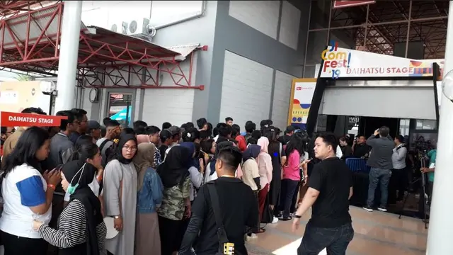 Antrean Jicomfest 2019 (Foto: Ruly Riantrisnanto)