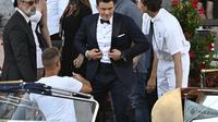 Orlando Bloom Hadiri Pernikahan Jeff Bezos dan Lauren S&aacute;nchez. (Dok:&nbsp;ANDREA PATTARO / AFP)&nbsp;