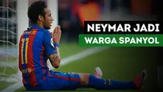 Barcelona berencana menjadikan Neymar sebagai warga negara Spanyol.