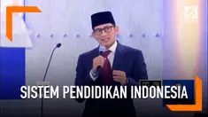 Sandiaga Uno akan buat sistem pendidikan terhubung lapangan pekerjaan jika terpilih nanti.