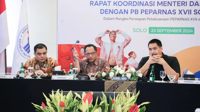 Mendagri Ungkap Persiapan Peparnas XVII Solo 2024 Terus Dimatangkan