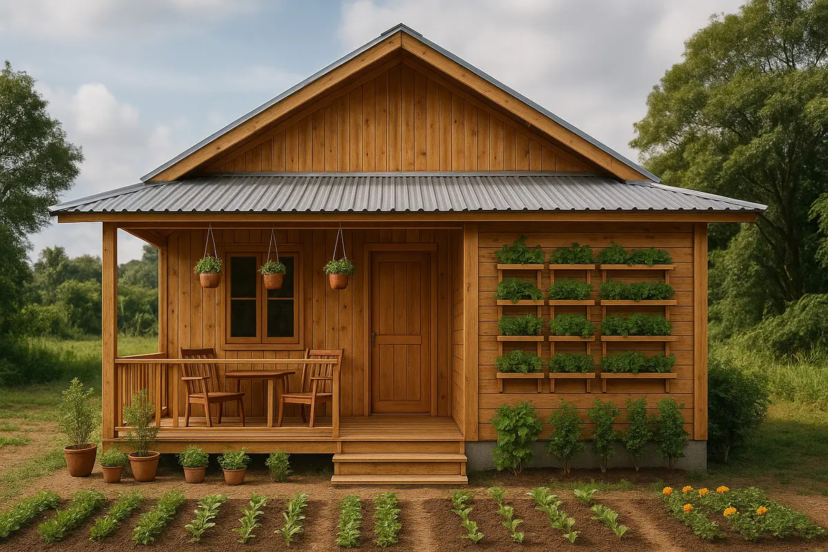 7 Model Rumah Kayu Minimalis di Kampung dengan Kebun Mini, Cocok Buat Quality Time Keluarga