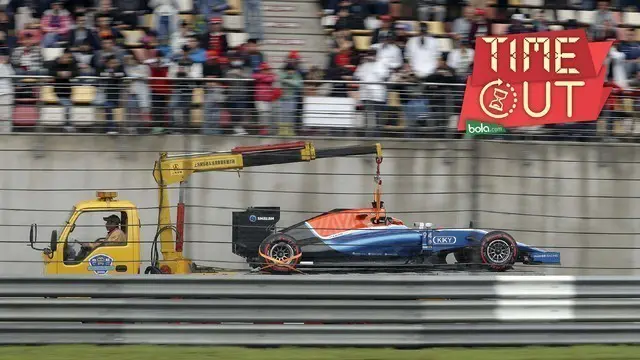 Time Out: Pascal Wehrlein Tabrak Dinding Pembatas di Kualifikasi F1 GP China
