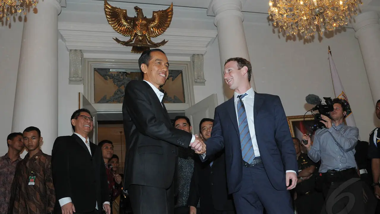 Bos Facebook Temui Jokowi di Balaikota DKI