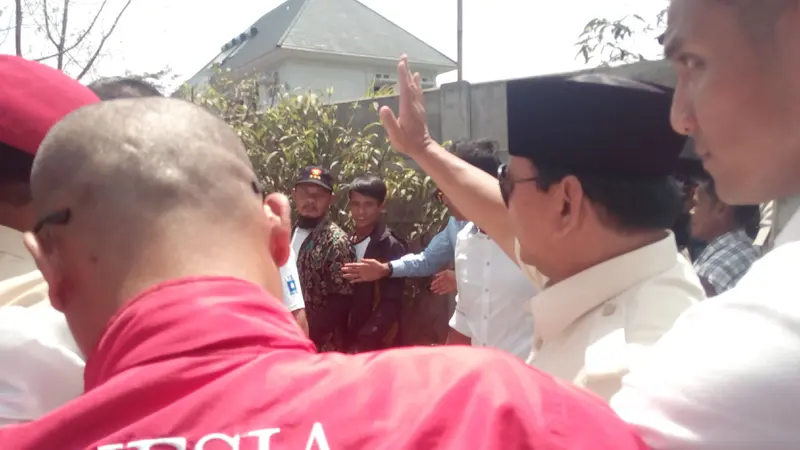 Kunjungan Capres Prabowo Subianto di Garut