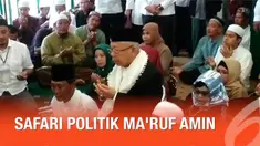 Cawapres Ma'ruf Amin berkunjung ke daerah Kalimantan Selatan, ia sempatkan berziarah ke makam-makam ulama besar.