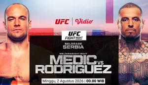 UFC Fight Night: Medic vs Rodriguez: Duel Sengit Kelas Welterweight Hanya di Vidio