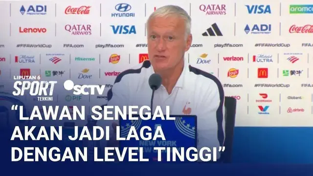 Jelang Prancis vs Senegal, Didier Deschamps Waspadai Kualitas Lini Serang Lawan | Liputan 6