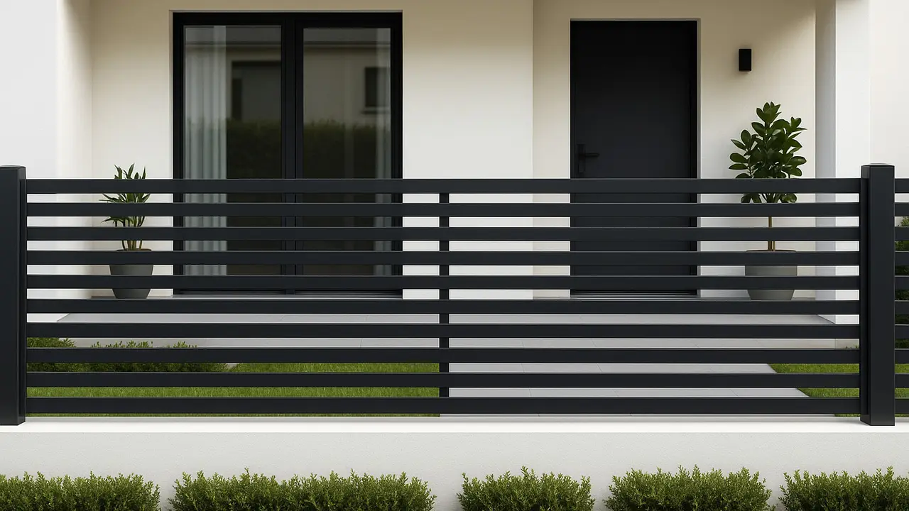 Desain Pagar yang Cocok Untuk Rumah Minimalis dengan Teras Sempit/ Ilustrasi AI
