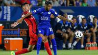 Gelandang Leicester City asal Aljazair, Riyad Mahrez. (AFP/Ringo Chiu)