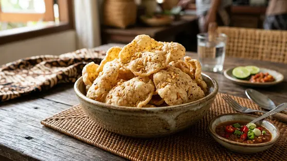 Cara Membuat Kerupuk Nasi Bawang dari Nasi Sisa, Renyah dan Gurih