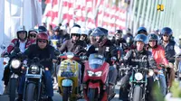 Ajak Raffi Ahmad Cs Naik Motor di IKN, Jokowi Resmikan Jembatan Pulau Balang
