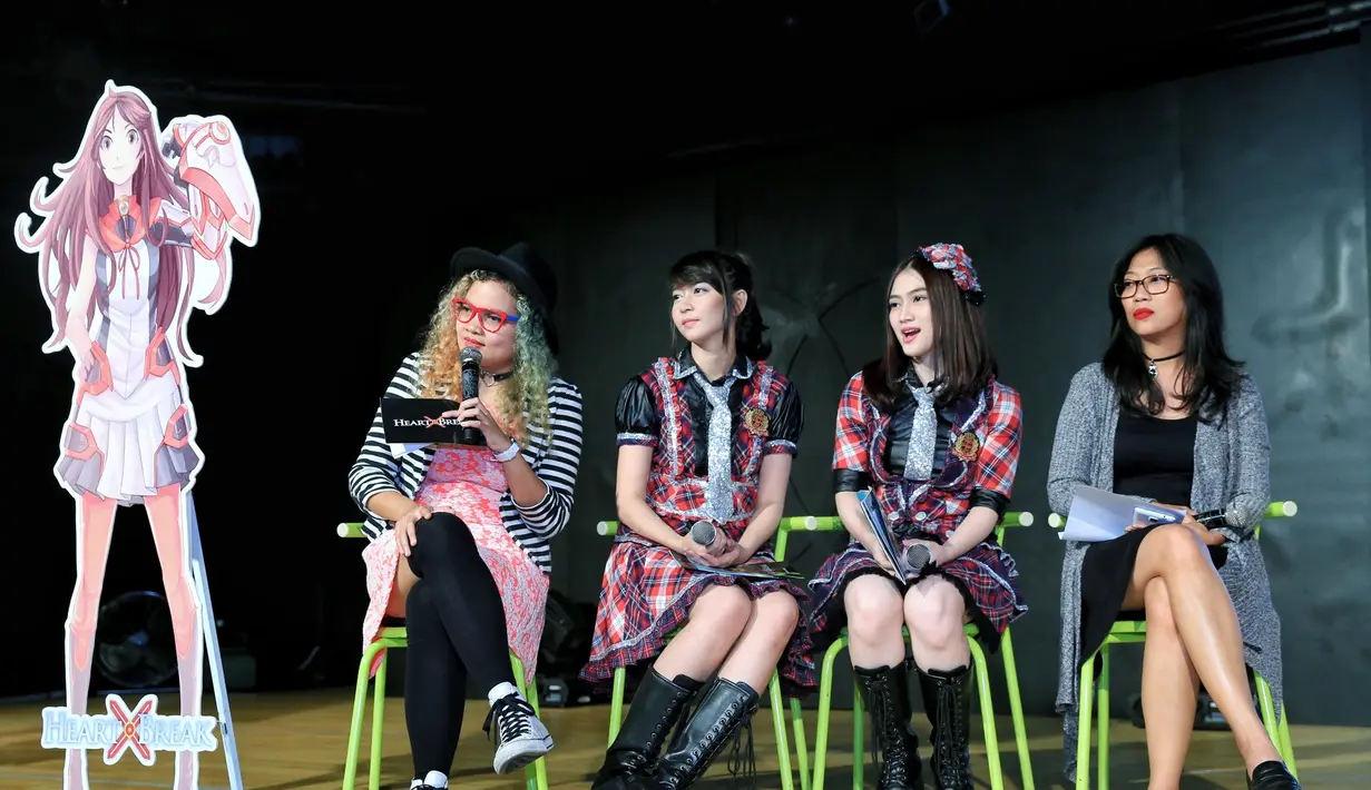 Komik JKT48 yang menjadi Super Hero diharapkan bisa menarik fans dan lebih banyak lagi masyarakat yang mengenalnya. (Adrian Putra/Bintang.com)