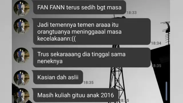 Awalnya, cerita yang dibagikan ini memang akan menuju ke arah sedih dan prihatin.