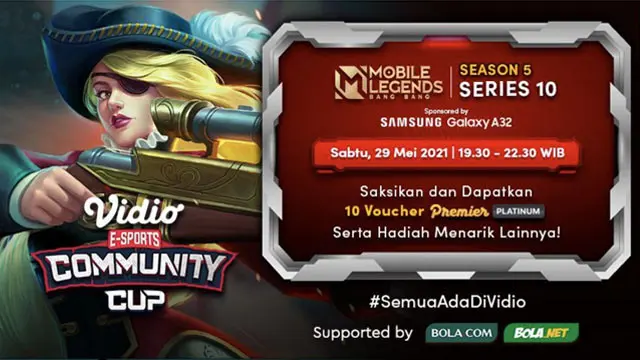 Mabar Vidio Community Cup Season 5: Mobile Legends Series 10.