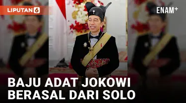 Jokowi Pakai Baju Adat Ageman Songkok Singkepan Ageng dari Solo di HUT Ke-78 RI