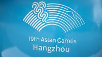 Logo Asian Games 2023. (Philip FONG / AFP)
