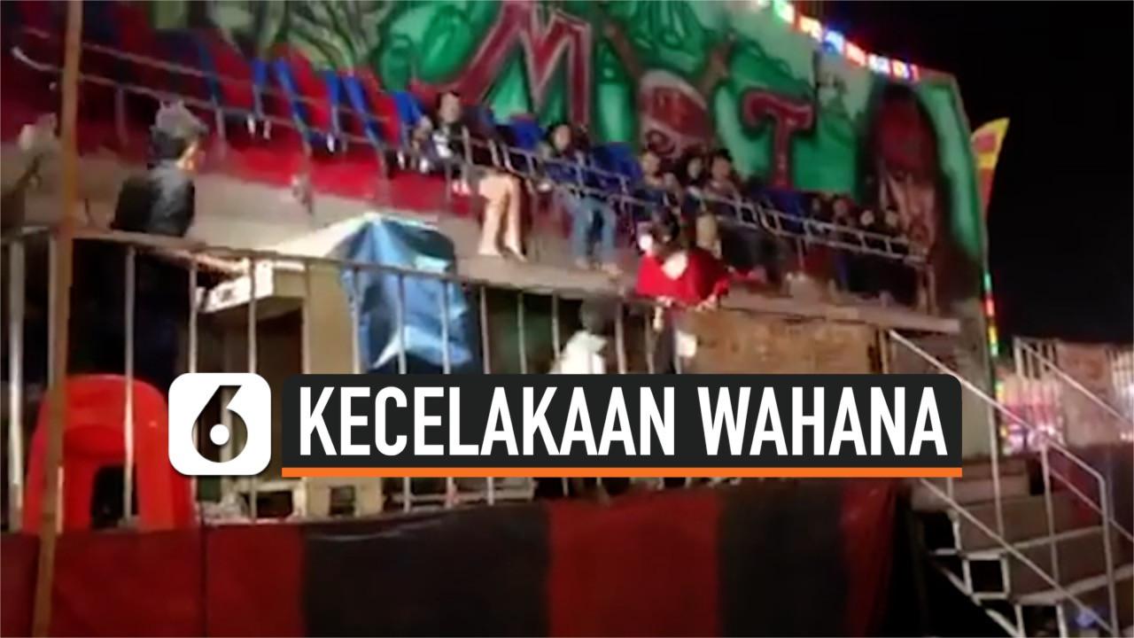 VIDEO: Detik-Detik Mengerikan Pengunjung Terlempar dari Wahana Permainan