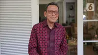 Boediono menjadi  wapres keempat yang ditemui Cak Imin dalam safari politiknya ke wapres dan mantan wapres dalam dua pekan terakhir. (Liputan6.com/Faizal Fanani)