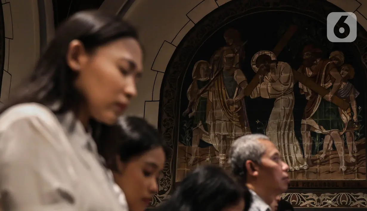 Gereja Katedral Jakarta akan menutup rangkaian Misa Natal 2024 sesuai jadwal misa terakhir yang diadakan pada pukul 17.00 WIB. (Liputan6.com/Angga Yuniar)