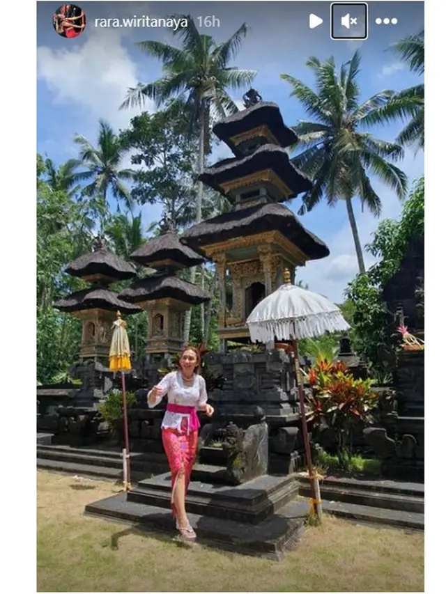 6 Potret Keluarga Oka Antara Rayakan Hari Raya Nyepi, Sakral dan Penuh Suka Cita