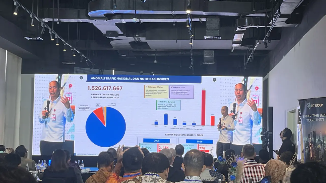 Deputi Bidang Operasi Keamanan Siber dan Sandi Badan Siber dan Sandi Negara (BSSN) Mayjen TNI Bondan Widiawan dalam diskusi R17 Podcast Show (RPS) Vol. 04 bertema “Shaping Secure Data Intelligence for Digital Resilience” di Jakarta, Kamis (23/4/2026) (Ist