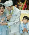 Rifky Balweel dan Biby Alraen kini tengah berbahagia lantaran sudah resmi menjadi sepasang suami istri. Minggu, 7 Januari 2018, pernikahan berlangsung di Masjid PTIK, Kebayoran Baru, Jakarta Selatan. (Adrian Putra/Bintang.com)