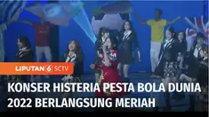 Jelang Piala Dunia yang akan dimulai satu bulan lagi, SCTV Kamis (20/10) malam menggelar Konser Histeria Pesta Bola Dunia 2022. Sejumlah musisi dan band papan atas ikut memeriahkan konser yang digelar untuk menyambut ajang sepak bola sejagat tersebut...