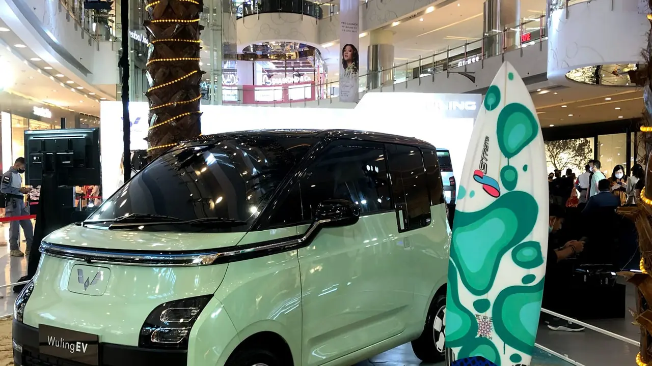 Mobil Listrik Wuling EV.