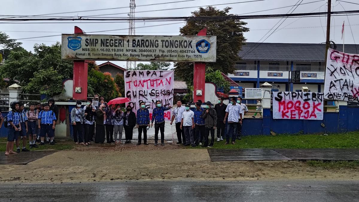 Aksi 'Mogok' Guru Kutai Barat Berbuah Manis, Hak TPP Disepakati Rp 3,5 Juta tapi Tak Bisa Langsung Dibayarkan