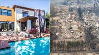 Rumah artis Hollywood before-after kebakaran Los Angeles. (sumber: Realtor)