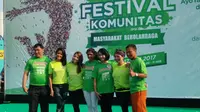 Peresmian Festival Komunitas 2017 oleh Kemenpora