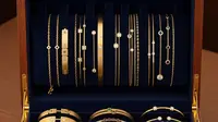 Model Gelang Emas 3 Gram Terbaru untuk Tangan Kurus Anti Longgar. Foto: Gemini