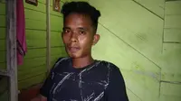 Seorang nelayan bernama Parmin Lihawa (24), asal Kabupaten Gorontalo Utara (Gorut) (Arfandi ibrahim/Liputan6.com)