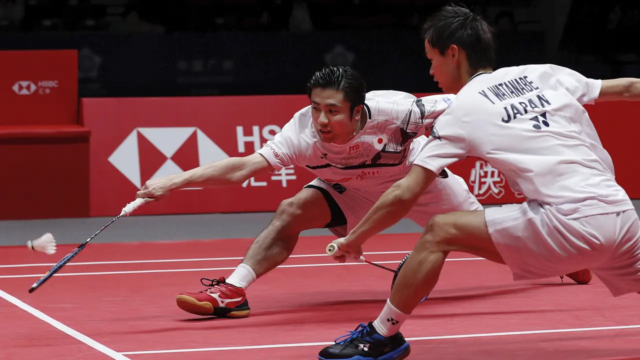 Kegembiraan Ahsan / Hendra Juarai BWF World Tour Finals 2019