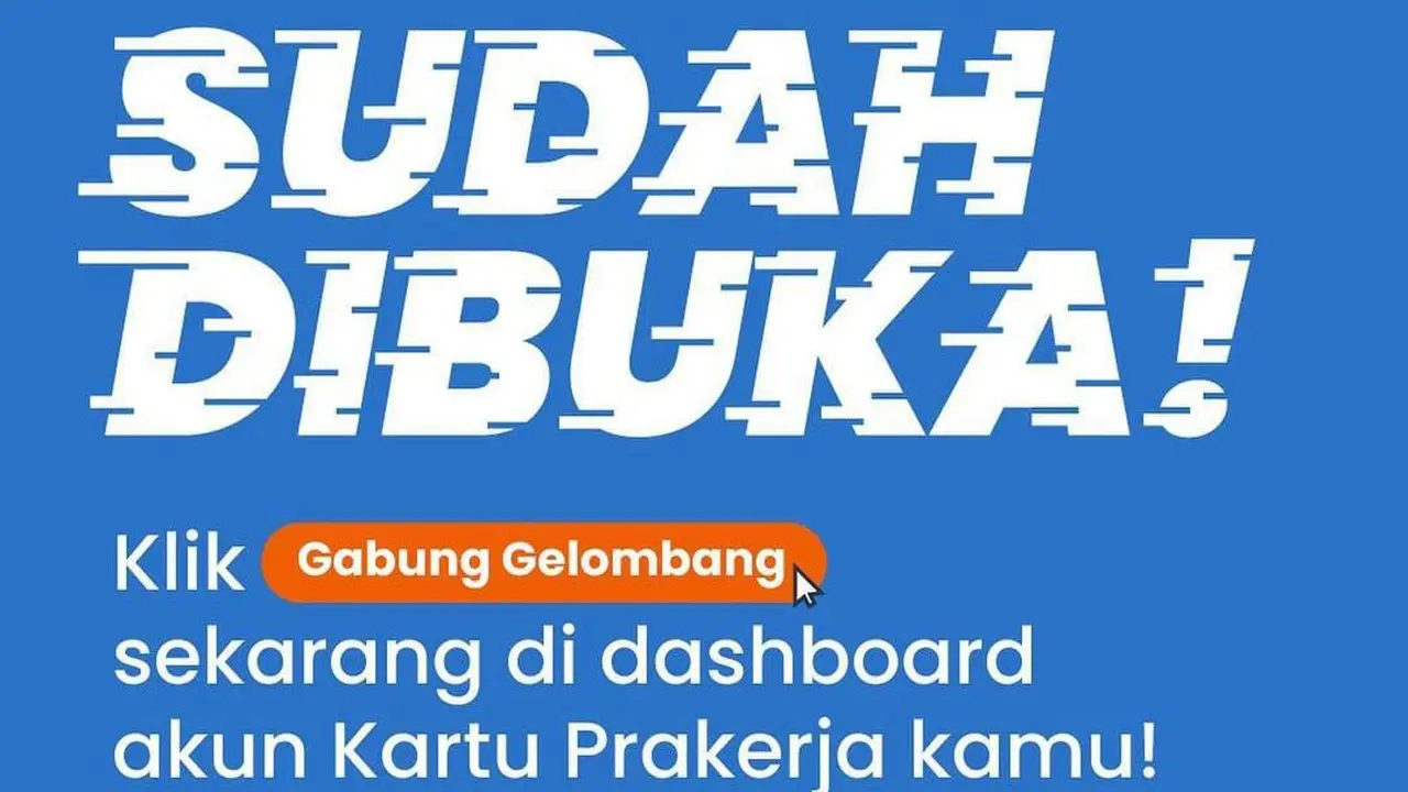 Program Kartu Prakerja gelombang 53 resmi dibuka hari ini Sabtu (20/5/2023).