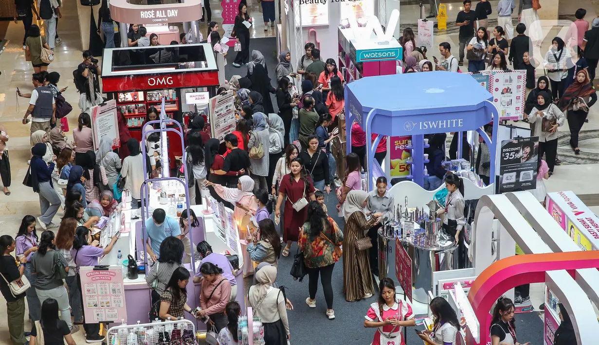 Pameran juga untuk mendukung pertumbuhan industri kecantikan di Indonesia. (Liputan6.com/Angga Yuniar)