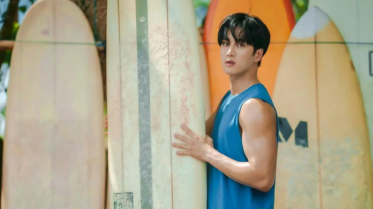 Ahn Bo Hyun saat berada di Bali