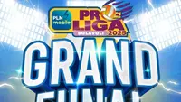 Grand Final PLN Mobile Proliga 2025 di GOR Amongrogo, Yogyakarta.
